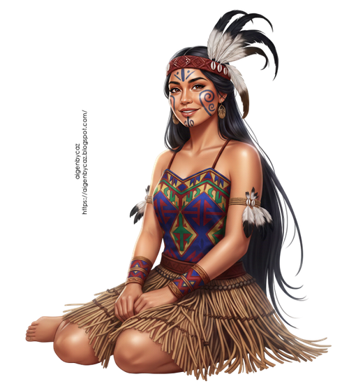 aigenbycaz nzmaorimangirlclipart (21).png