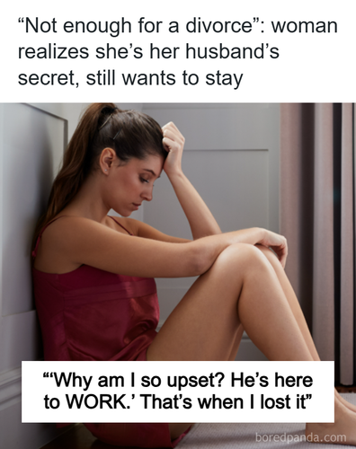 wife tired husband married his job.png