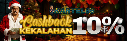 3 990X320 Natal KARTEL69 Promosi BONUS CASHBACK KEKALAHAN 10%.jpg