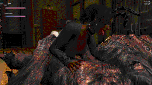 A kinky redguard and her troll pet (34).gif