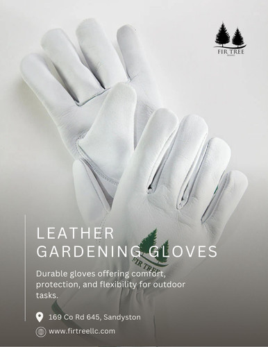 Leather Gardening Gloves for Durable, Comfortable Outdoor Hand Protection.1