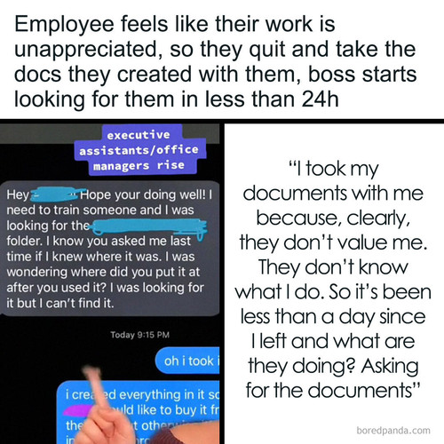 worker refuses return employer documents after quitting.jpg