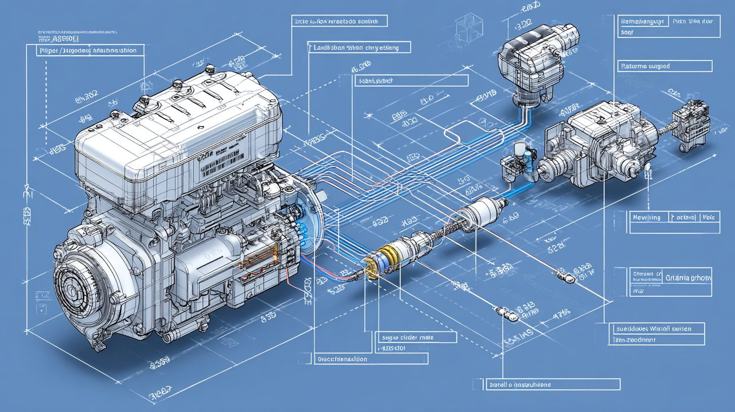 Схема применения коннекторов в системе управления двигателем