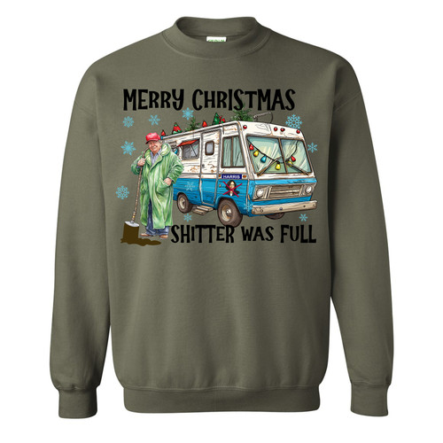 tsctrmpxmasrvsw blk Gildan 18000 Military Green Front High.jpg