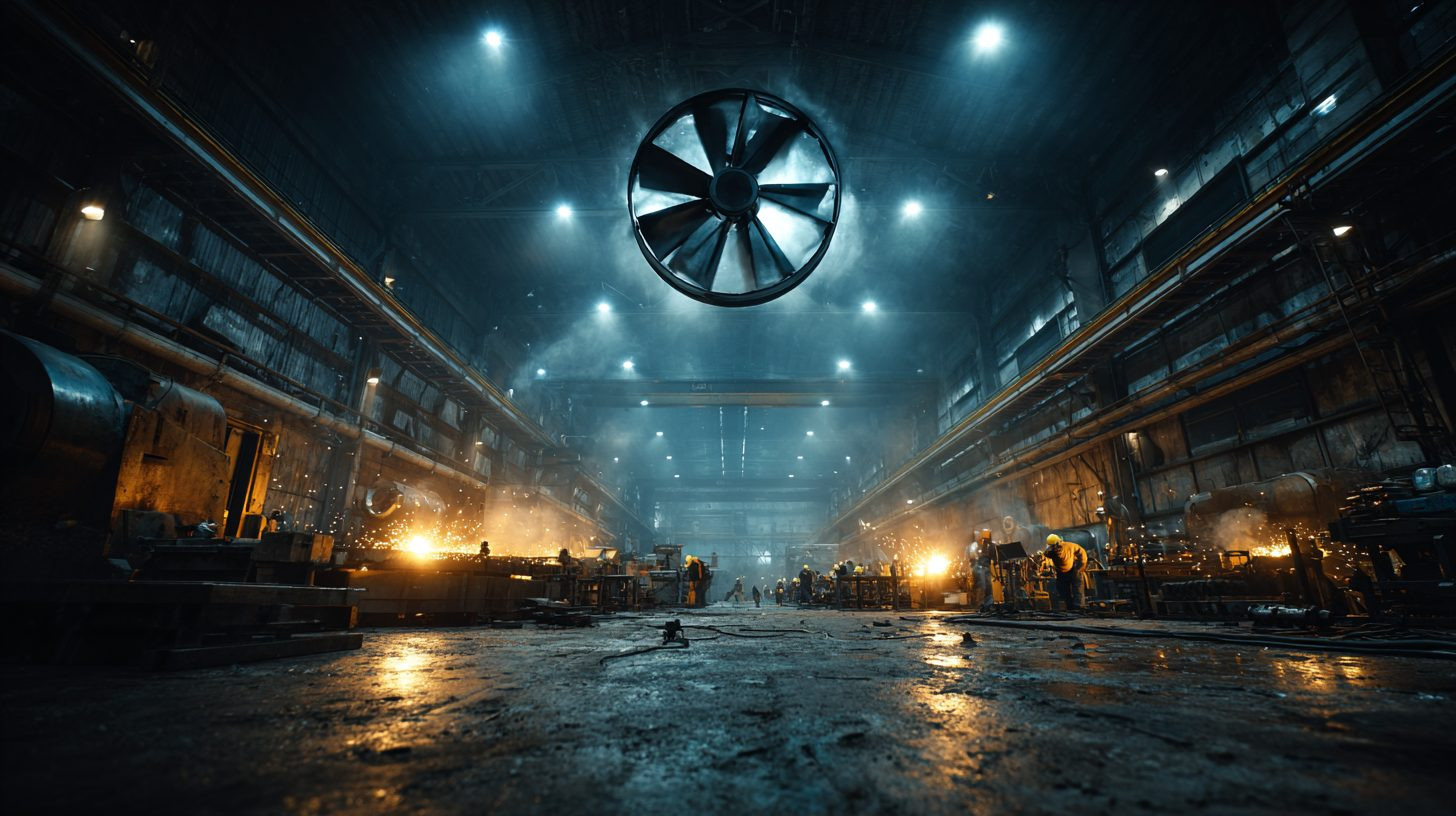 Применение осевого вентилятора в промышленном цехе