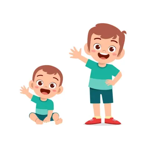 depositphotos 480664042 stock illustration cute little boy say hello.webp