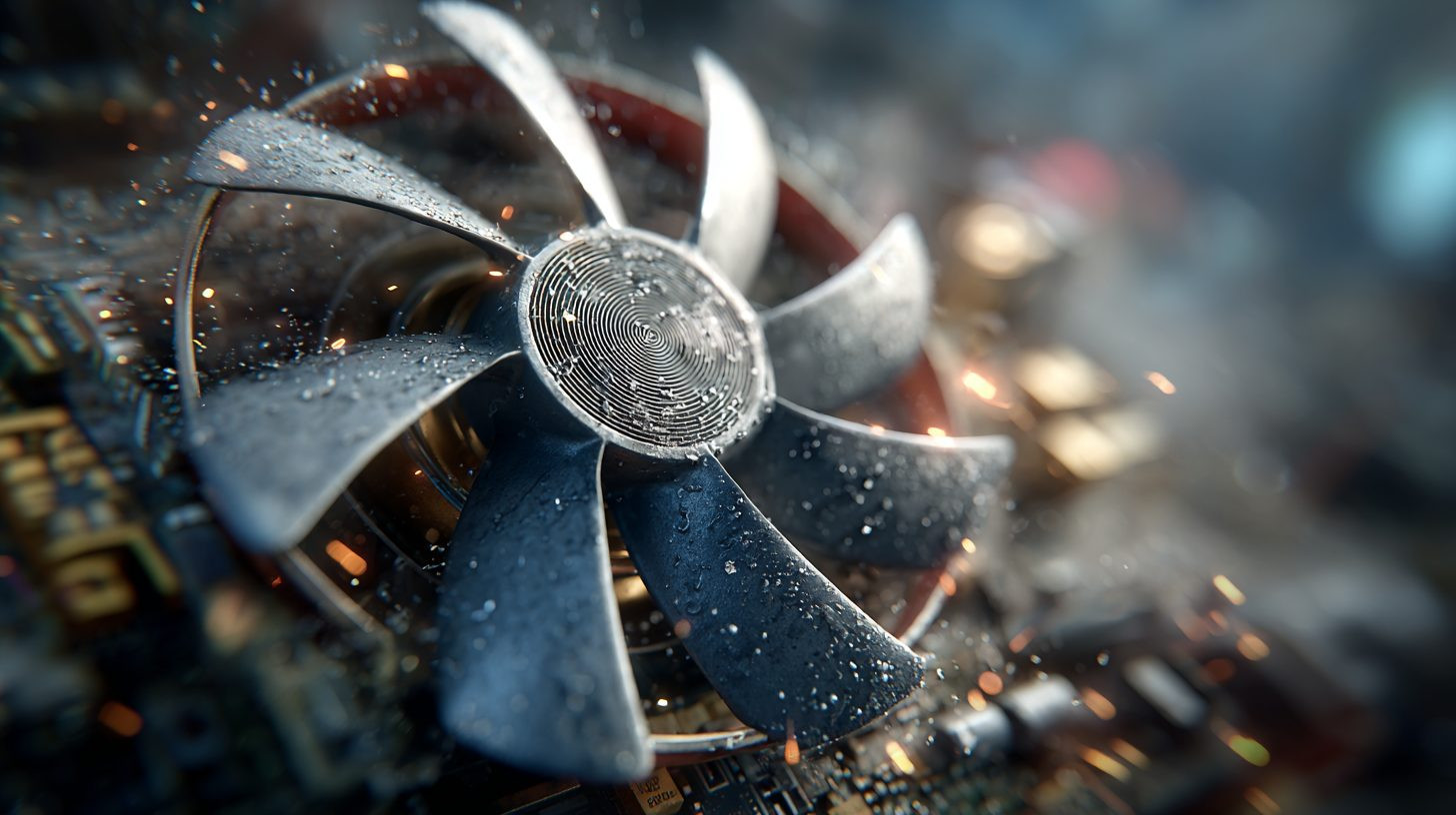 Аксиальный вентилятор в электроинструменте