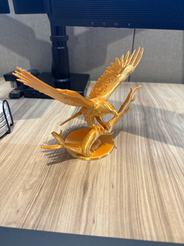 15CM Kanat Açmış Kartal Heykeli – Gold Görünümlü Dekor Biblo – Ofis Masası Dekorasyon Fiyat=700TL.jpg