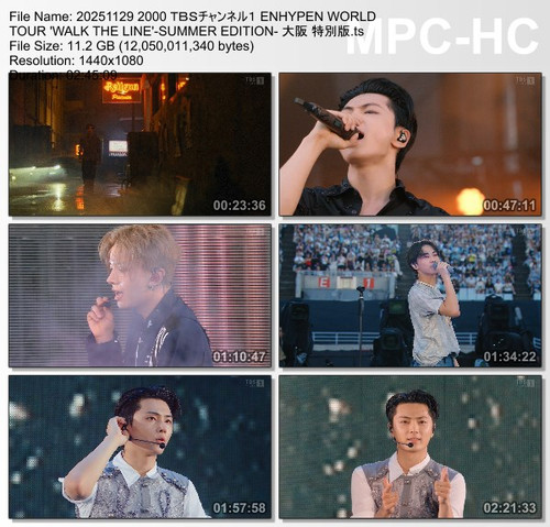 20251129 2000 ＴＢＳチャンネル１ ENHYPEN WORLD TOUR 'WALK THE LINE' SUMMER EDITION 大阪 特別版.ts thumbs [2025.12..jpg