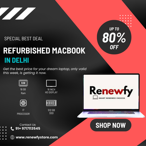 Refurbished MacBook in Delhi at Renewfy Store.png