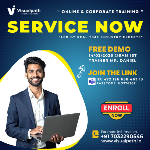 🚀 Enroll Today ServiceNow ITOM & CMDB –  Online FreeDemo Learn ServiceNow with real-time industry experts and practical use cases.
📅 Date: 14/02/2026 | ⏰ Time: 9:00 AM IST
👨‍🏫 Trainer: Mr. Daniel
🔗 Join Link: https://bit.ly/4rv2jv4
🆔 Meeting ID: 472 126 658 463 13 | 🔐 Passcode: uo3T6267
☎️Call +91-7032290546
🌐Visit: https://www.visualpath.in/servicenow-itom-cmdb-training.html
📲WhatsApp: https://wa.me/c/917032290546
👉 Blog: https://visualpathblogs.com/category/service-now/