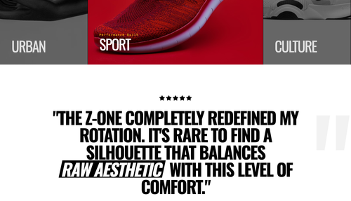 Z-ONE – E-commerce Landing Experience — detail 3