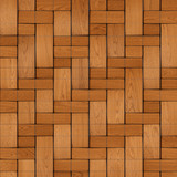 lucid origin Woven wooden strip texture with a high gloss varnished finish. Interlocking poli 0 4
