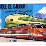 1981 Djibouti (Trains TVG France and 962 Japan)