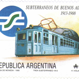 1988 Argentina (Buenos Aires Metro, 75th anniversary)