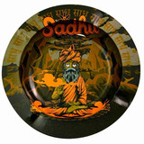 Cinzeiro De Metal Redondo Sadhu Nas Montanhas (1)