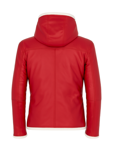 Santa Claus Hooded Red Leather Coat with Fur 3.png