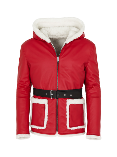 Santa Claus Hooded Red Leather Coat with Fur 2.png