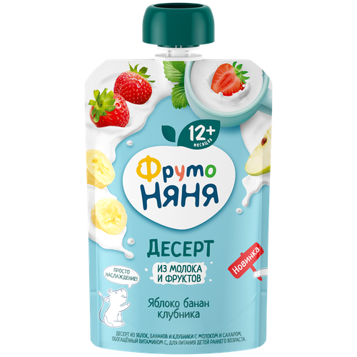 4600338006574 147083 ДЕСЕРТ ФРУТОНЯНЯ ЯБЛ БАНАН КЛУБ 7МЕС+ 90ГР Д П.png