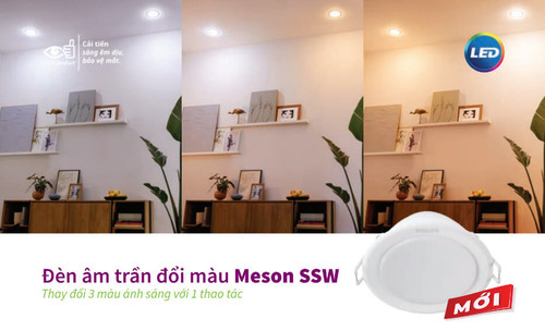 den downlight am tran doi mau led philips meson ssw d105 9w wh recessed led cct 27k 40k 65k 680lm 1.jpg