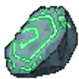 green rune rock