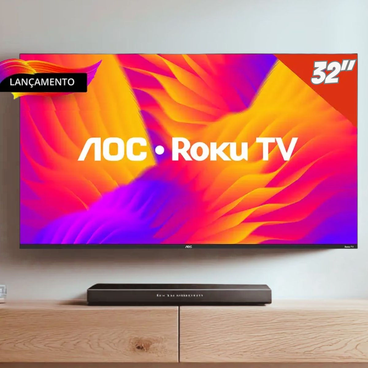 Smart Tv Aoc Dled 32 Wi-fi Roku Tv Quad Core 32s5155/78g