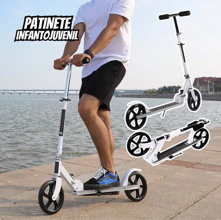 Patinete Infantil Juvenil 2 Rodas Dobrável 2Fly Replay Kids