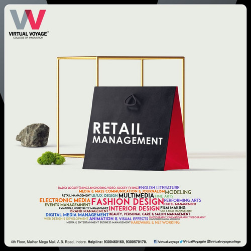 Get more Customers through Right Retail Strategies! Learn the best way to promote sales and gain consumer loyalty with an international coursework for Retail Management Courses. Virtual Voyage College of Innovation has refined their curriculum for students who wish to explore job opportunities abroad as well. Call us now and know about our Management Courses.