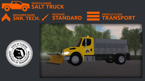 FDOT Vehicle Desc Salt Truck