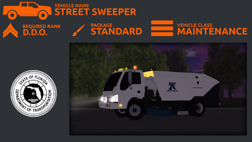 FDOT Vehicle Desc Street Sweeper