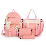 Kit mochila estojo bolsa tiracolo bolsa de mão Infantil