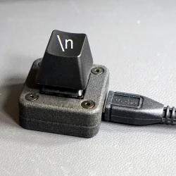 A single key keyboard