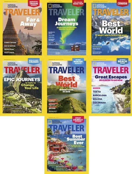 National Geographic Traveler USA – 2017 Full Year Collection