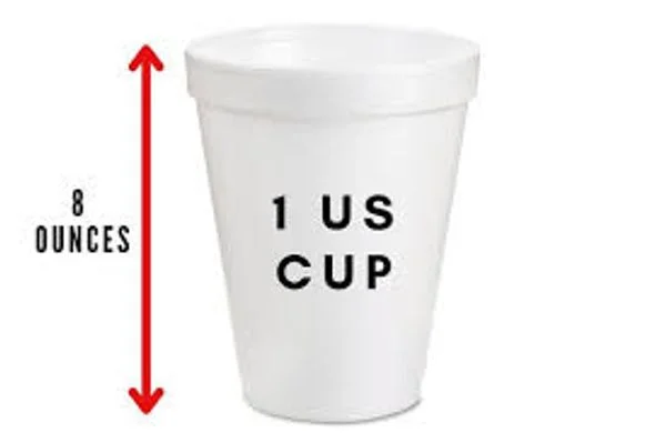 How many cup of 8oz