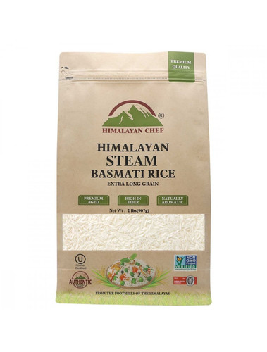 Steam Basmati Rice Extra Long Grain 2 Lbs Himalayan Chef