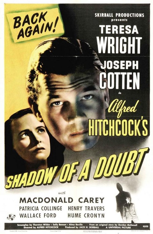 Cień wątpliwości / Shadow of a Doubt (1943) PL.1080p.WEBRip.XviD-wasik / Lektor PL
