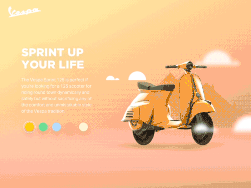 Vespa Product 3d view.gif