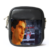 MiniSling0035 Mini Sling Bag Shoulder Bag Ayrton Senna Brazilian Racing Driver Formula One.png