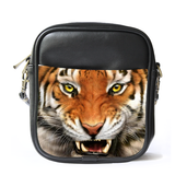 MiniSling0026 Mini Sling Bag Shoulder Bag Animal Editions Tiger Lion Roar Face.png