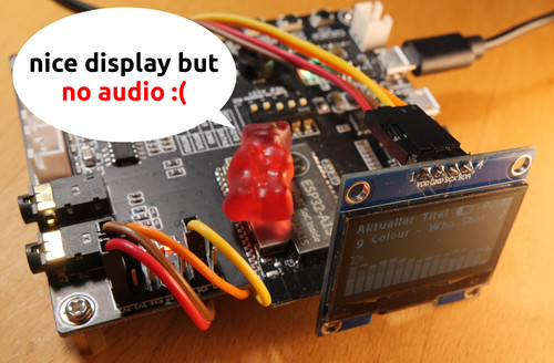 AI Thinker ESP32 A1s V2.2 (A220 + A221)display but no audio