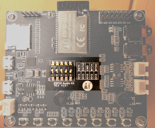 AI Thinker ESP32 A1s V2.2 (A220 + A221) dipswitches