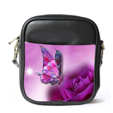 MiniSling0054 Mini Sling Bag Shoulder Bag Beautiful Purple Butterfly Flowers Design Anime.png