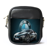 MiniSling0073 Mini Sling Bag Shoulder Bag BMW Logo Luxury Sport Car Black Design.png