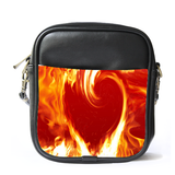 MiniSling0077 Mini Sling Bag Shoulder Bag Broken Heart Fire Love Sight Emotion Feeling.png
