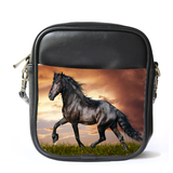 MiniSling0069 Mini Sling Bag Shoulder Bag Black Horse Popular Animal Design Fantasy.png