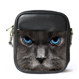 MiniSling0056 Mini Sling Bag Shoulder Bag Beautiful Sexy Black Cat Eyes Animal Collections.png