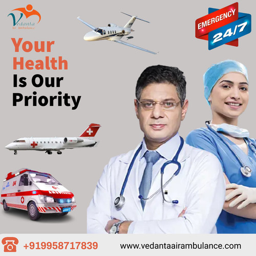 Vedanta Air Ambulance in Raipur with Dedicated Medical Staff.jpg