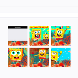 spongebob flames ocean alpha