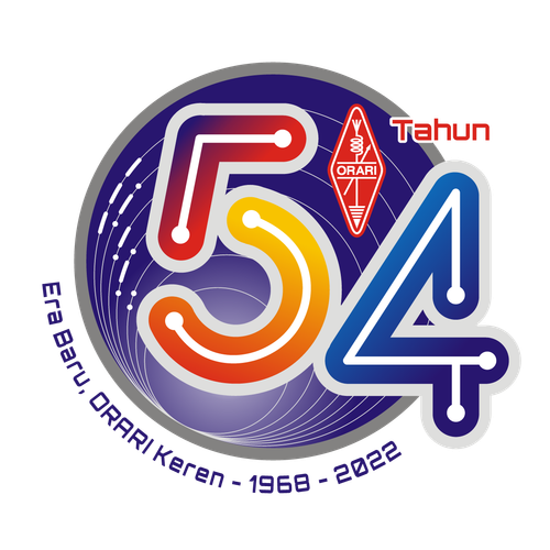 Logo 54th ORARI Dasar Cerah