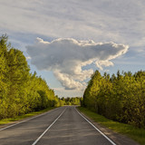 дорога и облако (14 06 1 2022)
